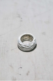 Abstract Silver Ring