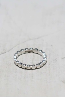 Dot Ring Shiny Silver